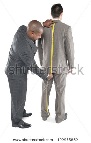 Man Taking Advatage of Our Professional Tailoring Services